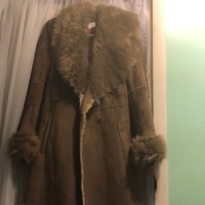 Beautiful Calvin Klein coat. Faux fur